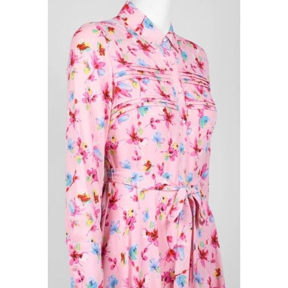 Nanette Lepore Size 6 Button down Floral Dress Western Prairie Rodeo Cottage - Picture 3 of 16